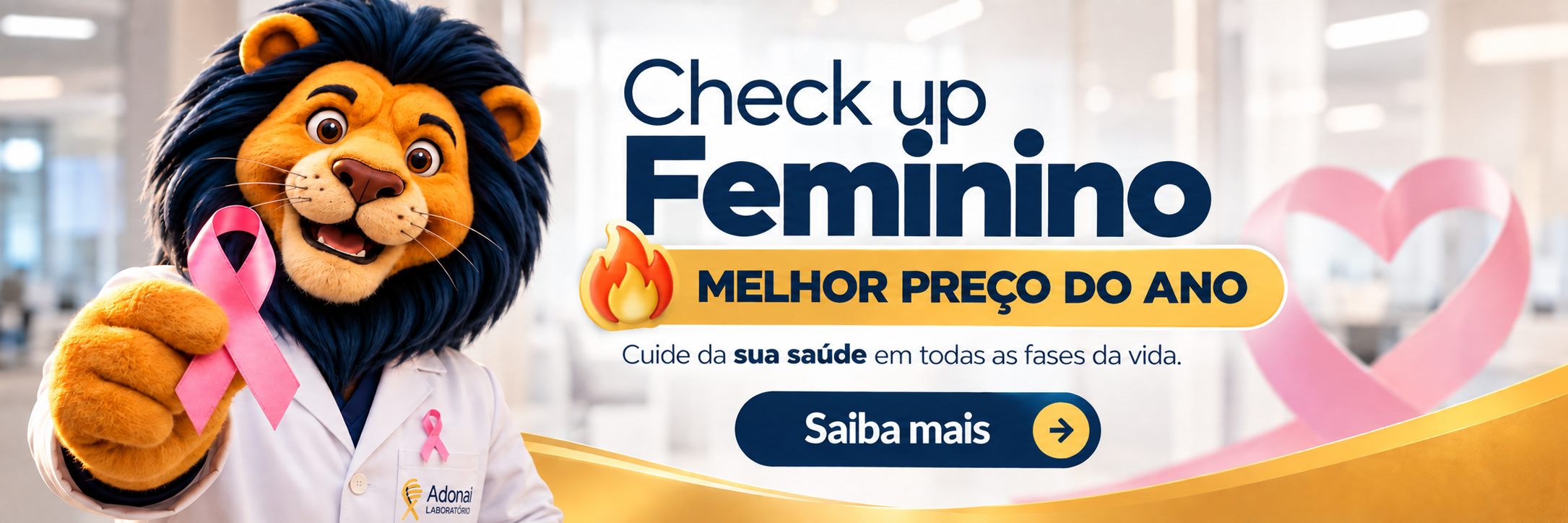 Já fez seu check up esse ano? - Laboratório Adonai